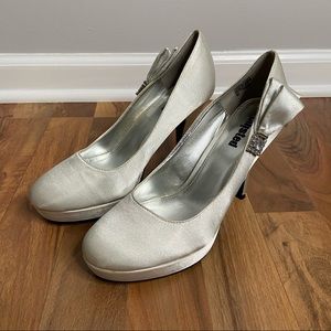 Silver Platform Heels
